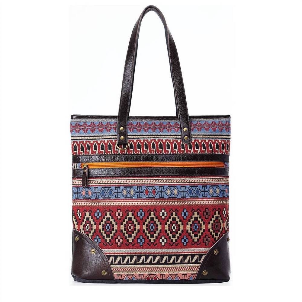 NEW ANNGOTI women's amazilia tote bag in brown